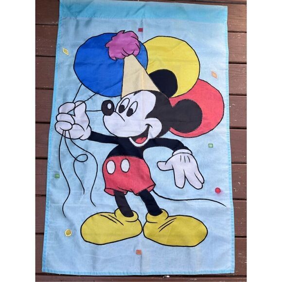 Vintage Mickey Mouse Flag - Picture 1 of 7